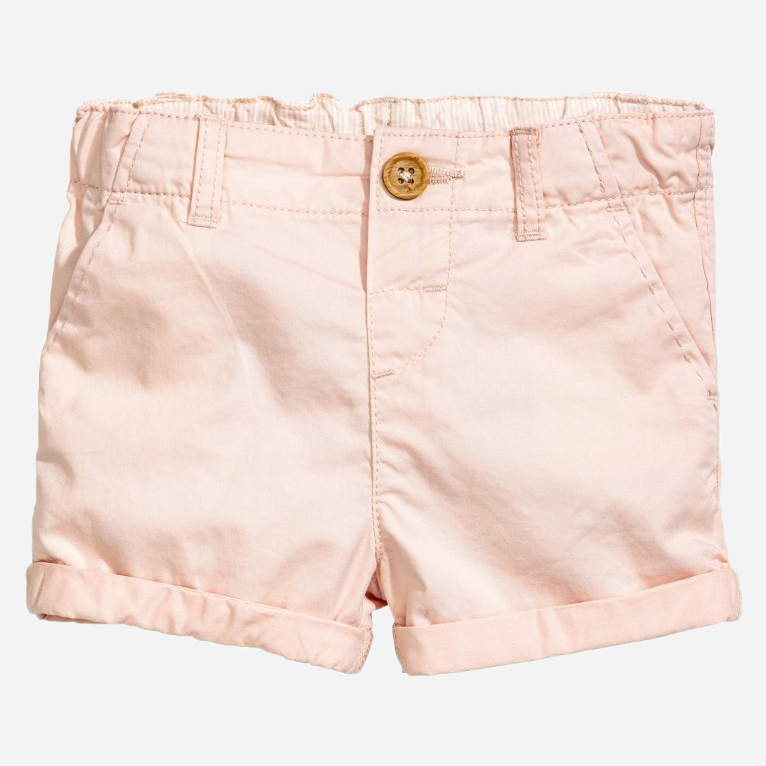 

Шорты H&M 5hm03200162 68 см Светло-розовые