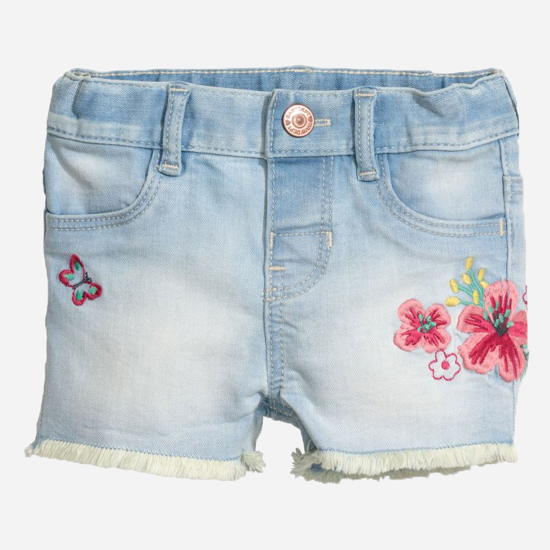 

Шорты джинсовые H&M 5hm03200213 68 см Голубые