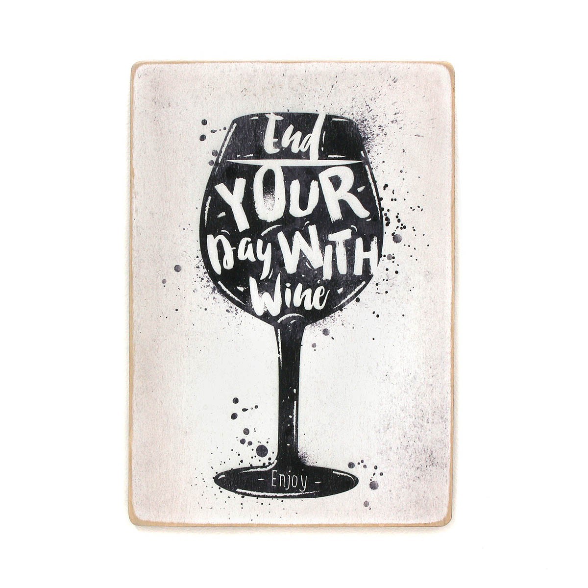 

Деревянный постер Wood Posters "End your day with wine" (A3 формат, фанера)