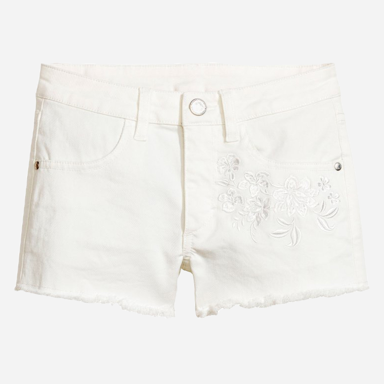 

Шорты джинсовые H&M 3879235 170 см Белые