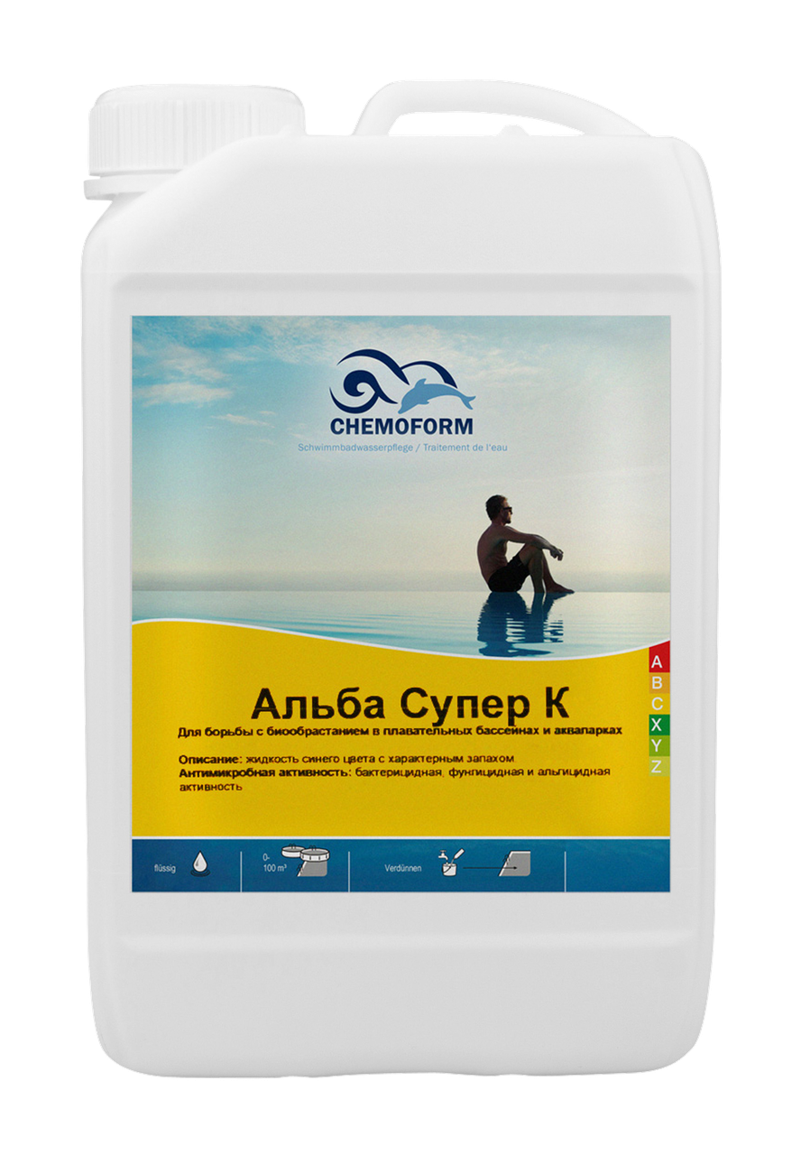 

Альгицид против водорослей Супер K. 3л Chemoform