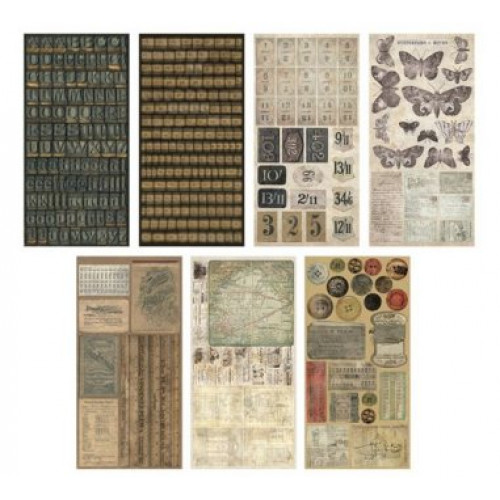 

Набір наклейок Tim Holtz Переповнене горище (TIMTH.92898)