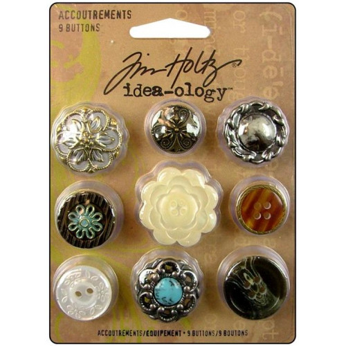 

Набір ґудзиків Tim Holtz Різноманіття ґудзиків (TIMTH.92837)