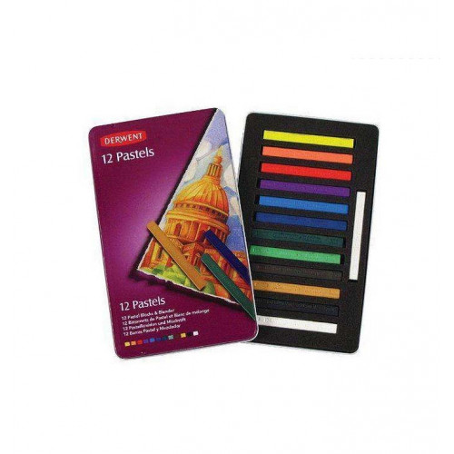 

Набір кольорової пастелі сухої Derwent Pastels, 12 кольорів (D-36003)