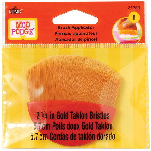 

Пензлик-аплікатор Plaid Gold Taklon (CS24960)