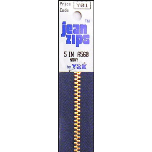 

Застібка-блискавка YKK Brass Jean Zipper Темно-синя 12.7 см (YKK16-5.560)