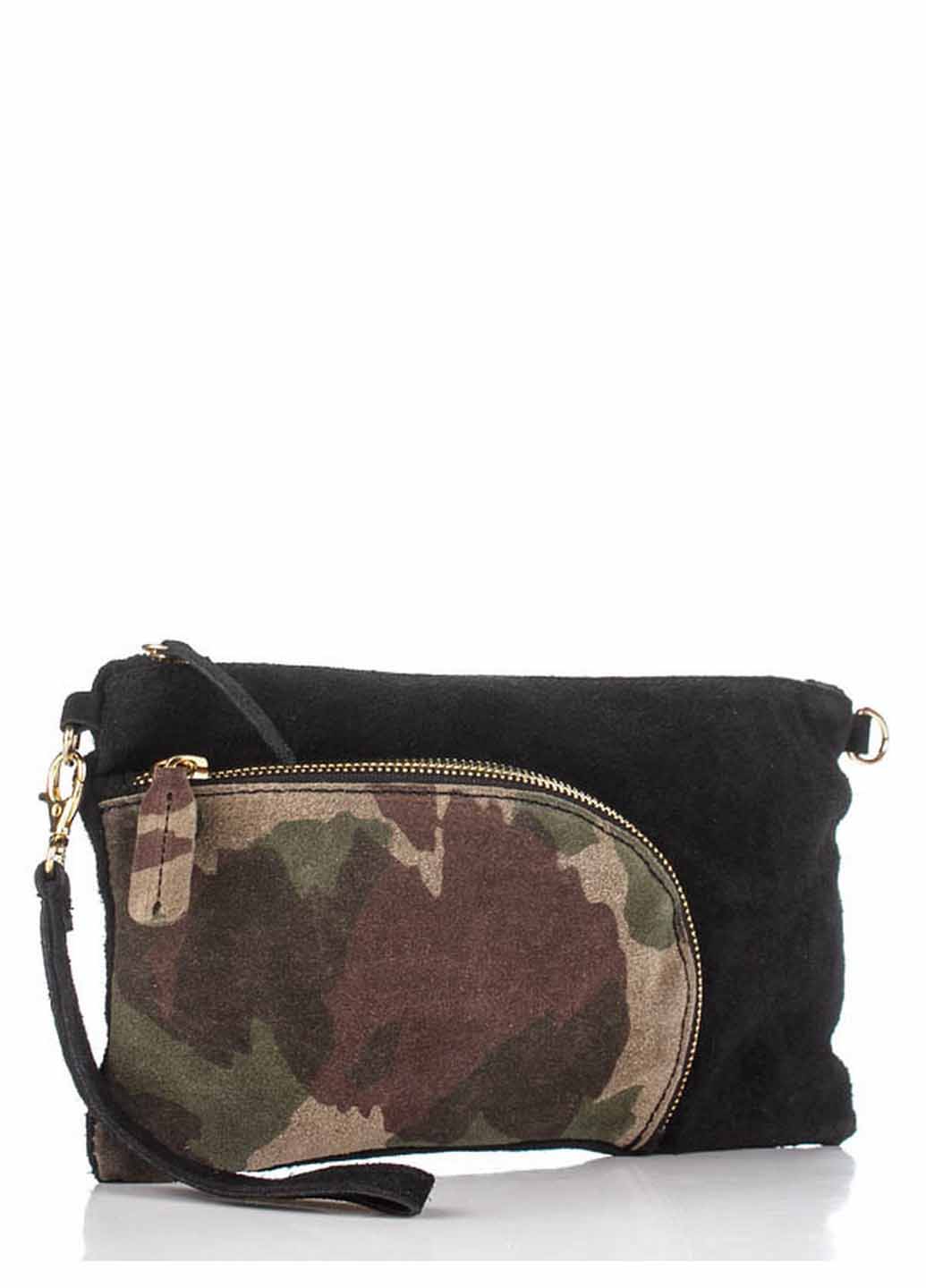 

Клатч Genuine Leather 1253_black Кожаный Черный