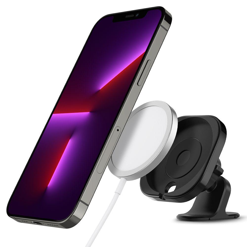 

Магнитный автодержатель Spigen MagFit Car Mount Black