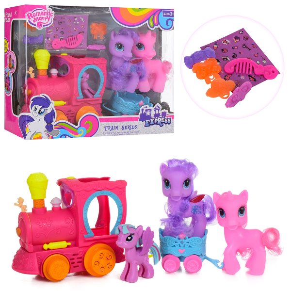 

Игровой набор Romantic Merry My Little Pony пони с паровозиком (104)