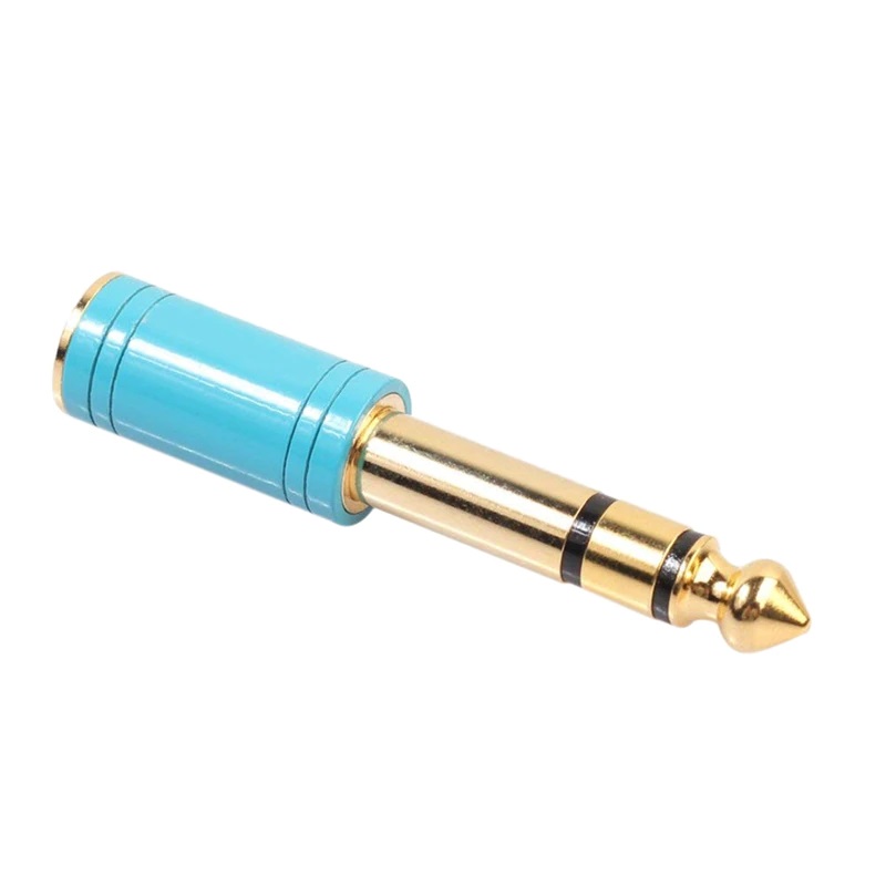 Адаптер переходник стерео Audio Jack 3.5 мм F (мама) - 6.3 мм M (папа ...