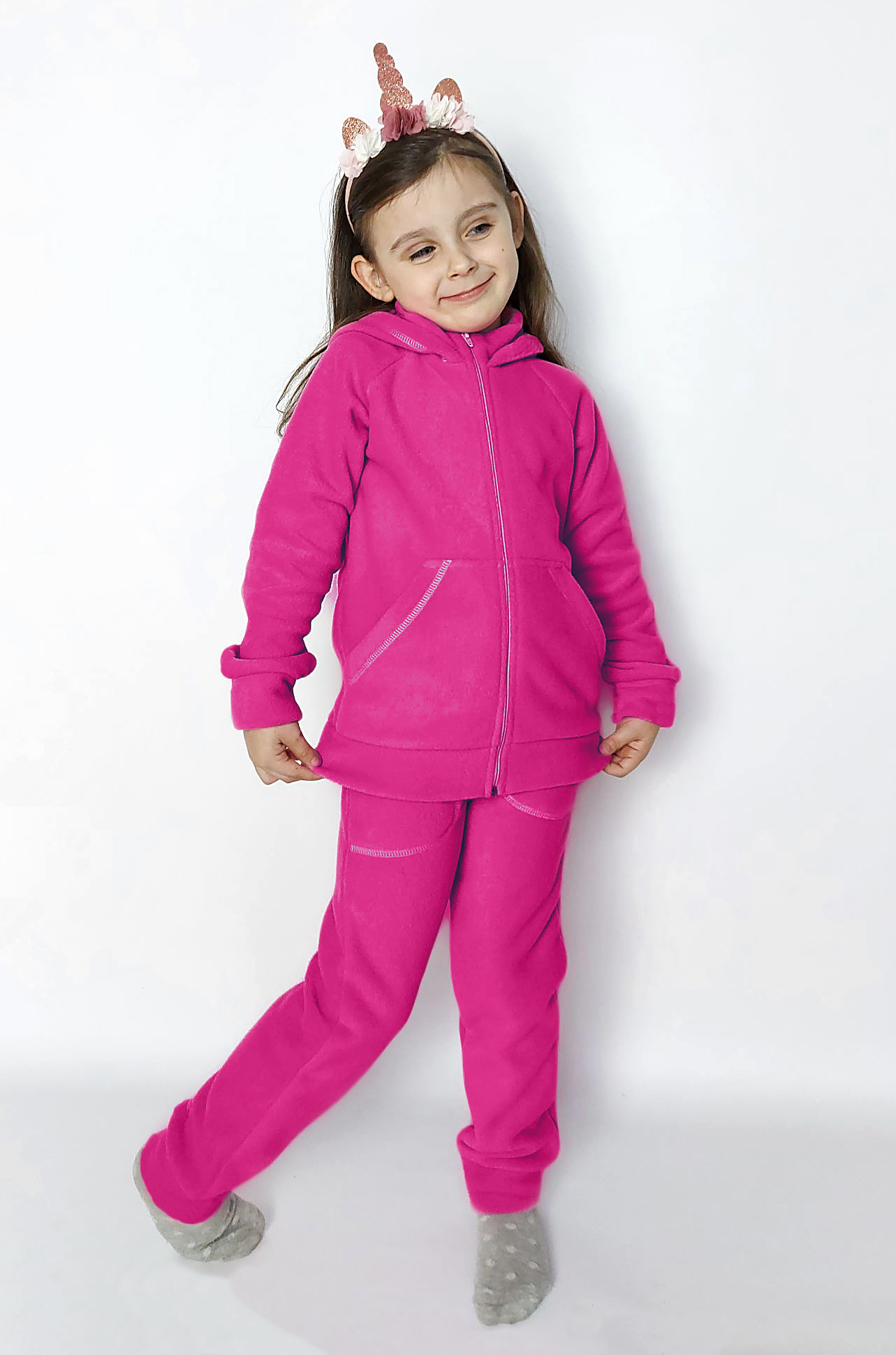 

Костюмчик Polar флісовий ZM Фіолетовий 104 (id208r104)