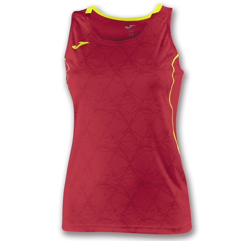 

Майка беговая женская Joma OLIMPIA красно-желтая  900445.609, Майка беговая женская Joma OLIMPIA красно-желтая S 900445.609
