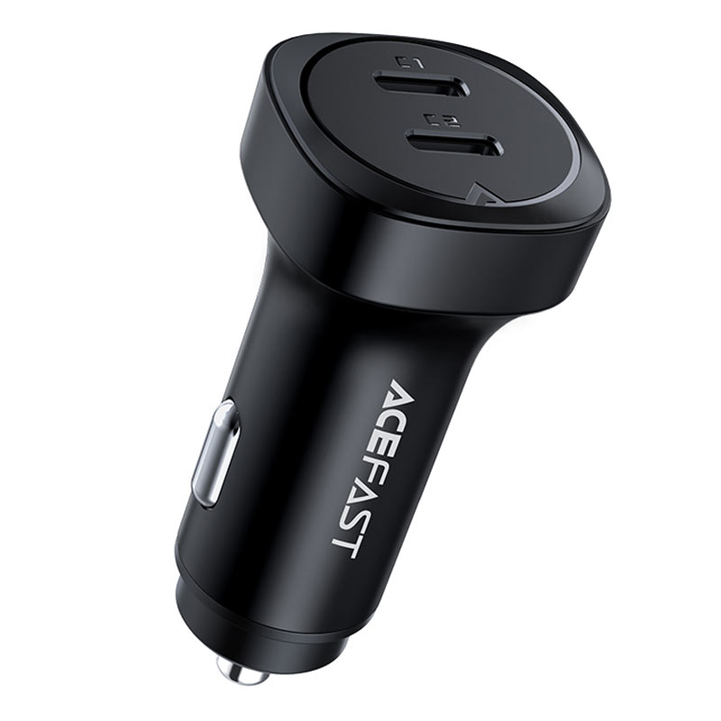 

Автомобільний зарядний пристрій ACEFAST B2 72W dual USB-C metal car charger Black