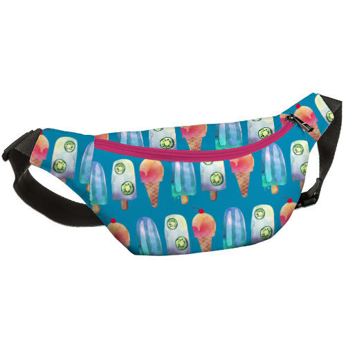 

Сумка бананка BUMBAG Мороженое с фруктами Presentville 27х16 см 000174088