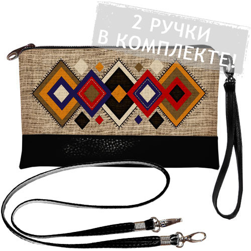 

Клатч через плечо Орнамент Presentville 25х15 см 000175121
