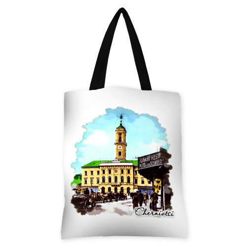 

Сумка женская тканевая Original Черновцы Ратуша Presentville 40x45 см 000173298