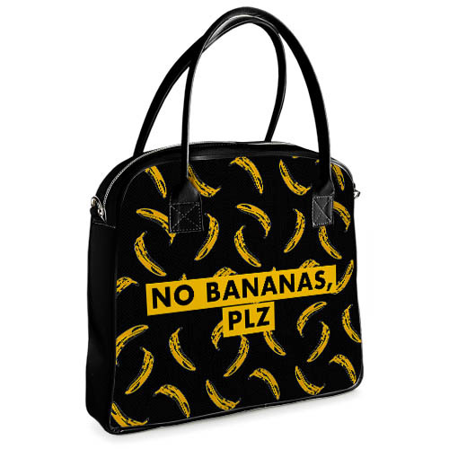 

Сумка с принтом Oxford No bananas, plz Presentville 32х30х9 см 000169745