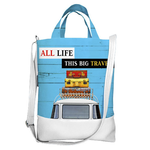 

Городская сумка City All life this big travel Presentville 34х40х11 см 000170824