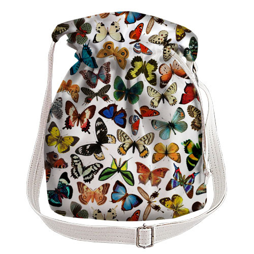 

Женская сумка мешок Torba Butterflies Presentville 30х30 см 000170997