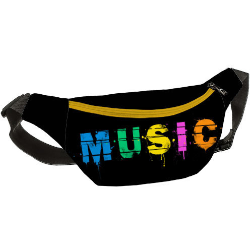 

Сумка бананка BUMBAG Музыка Presentville 27х16 см 000174037