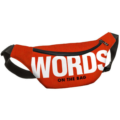 

Сумка бананка BUMBAG Words on the bag Presentville 27х16 см 000174067