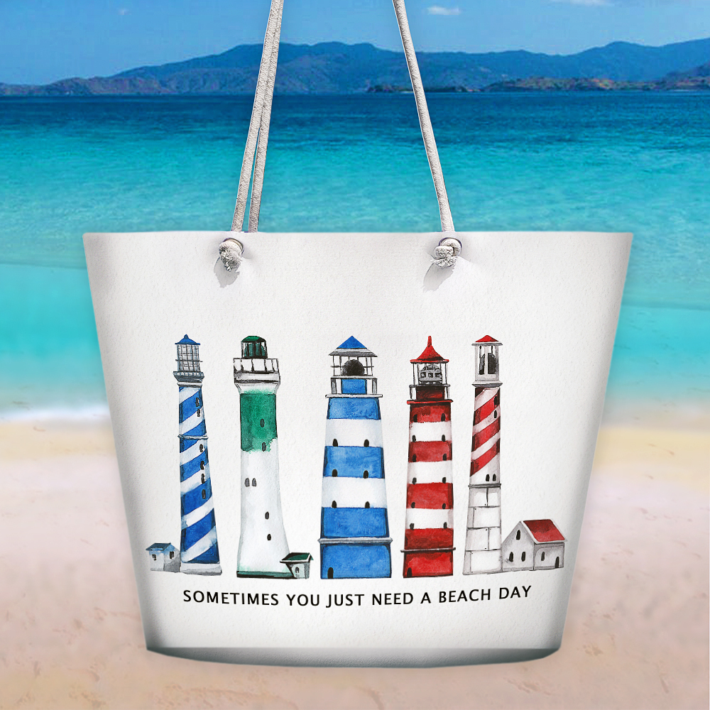 

Пляжная сумка Malibu Sometіme you just need a beach day Presentville 50х36х15 см 000171065