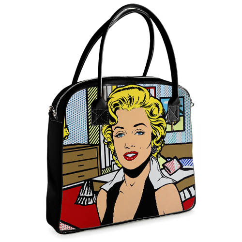 

Сумка с принтом Oxford Marilyn Monroe pop art Presentville 32х30х9 см 000169772