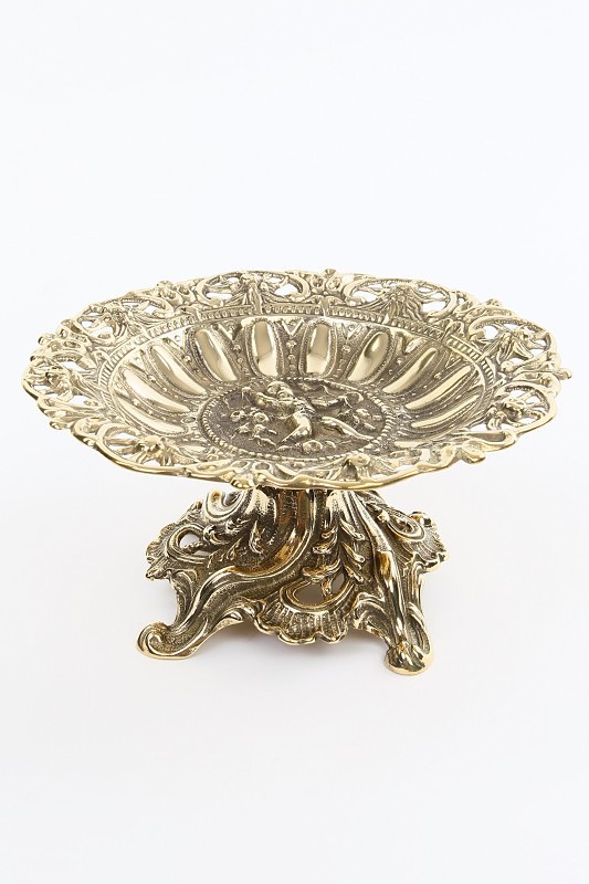 

Фруктовница конфетница латунная Stilars 559