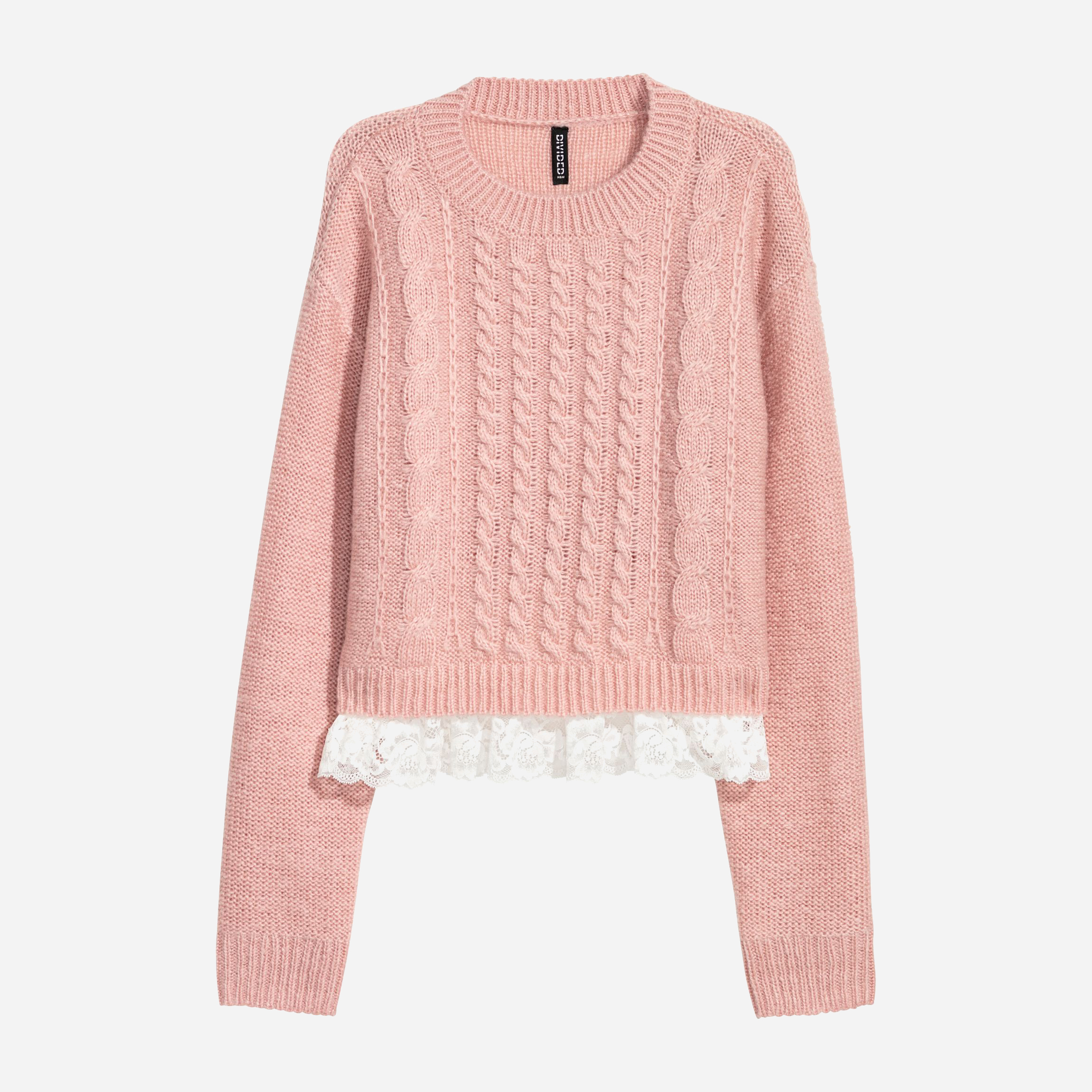 

Джемпер H&M 0589372-7  Пудра, Джемпер H&M 0589372-7 S Пудра