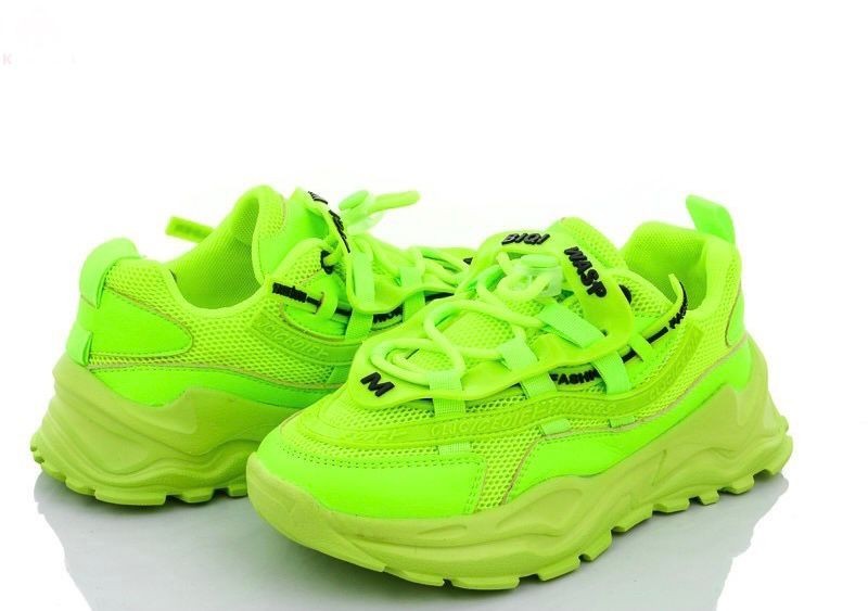 

Кроссовки Kimboo для девочки BL02 36 22,5 см салатовые