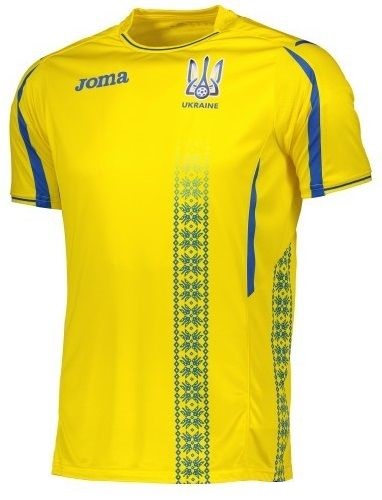 

Футболка сборной Украины желтая Joma XS FFU101011.17 2017