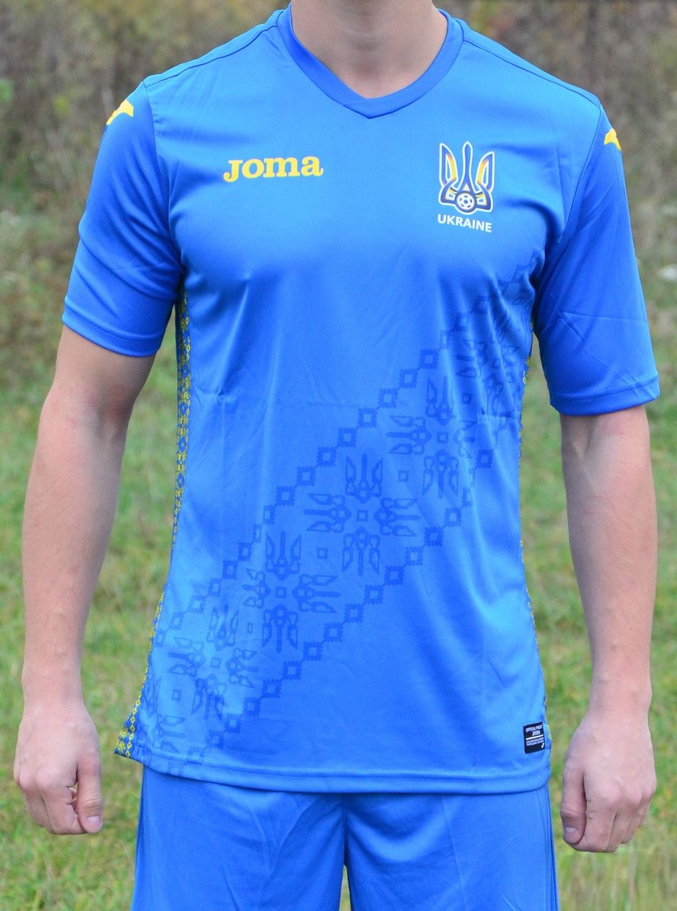 

Футболка сборной Украины Joma синяя S FFU401012.18