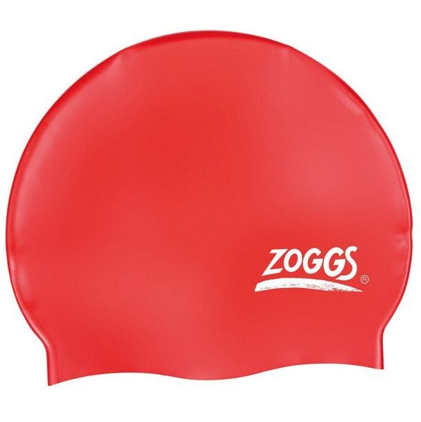 

Шапочка для плавання Zoggs Silicone Cap Plain красный