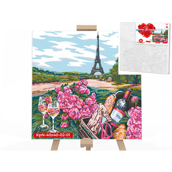 

Креативна творчість "PAINTING BY NUMBERS" 40см*40см економ с.2 №1 Париж *