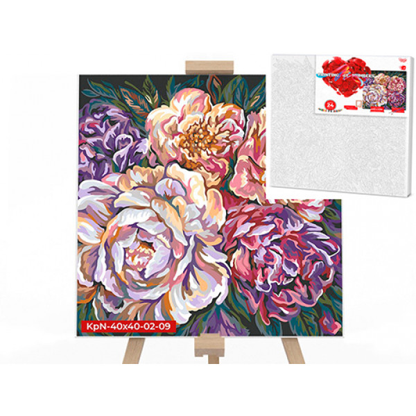 

Креативна творчість "PAINTING BY NUMBERS" 40см*40см економ с.2 №9 букет *