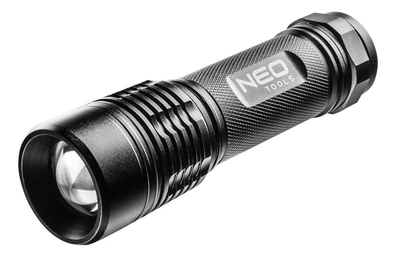 

Ліхтар NEO алюмінієвий, 200 люм., 3xAAA, IPX7, LED SMD, 30х215х110, 150г