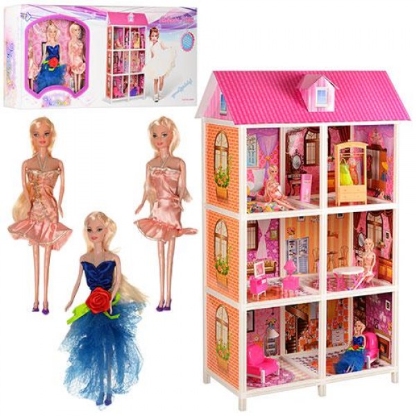 

Домик для кукол с мебелью Best Toys 66886