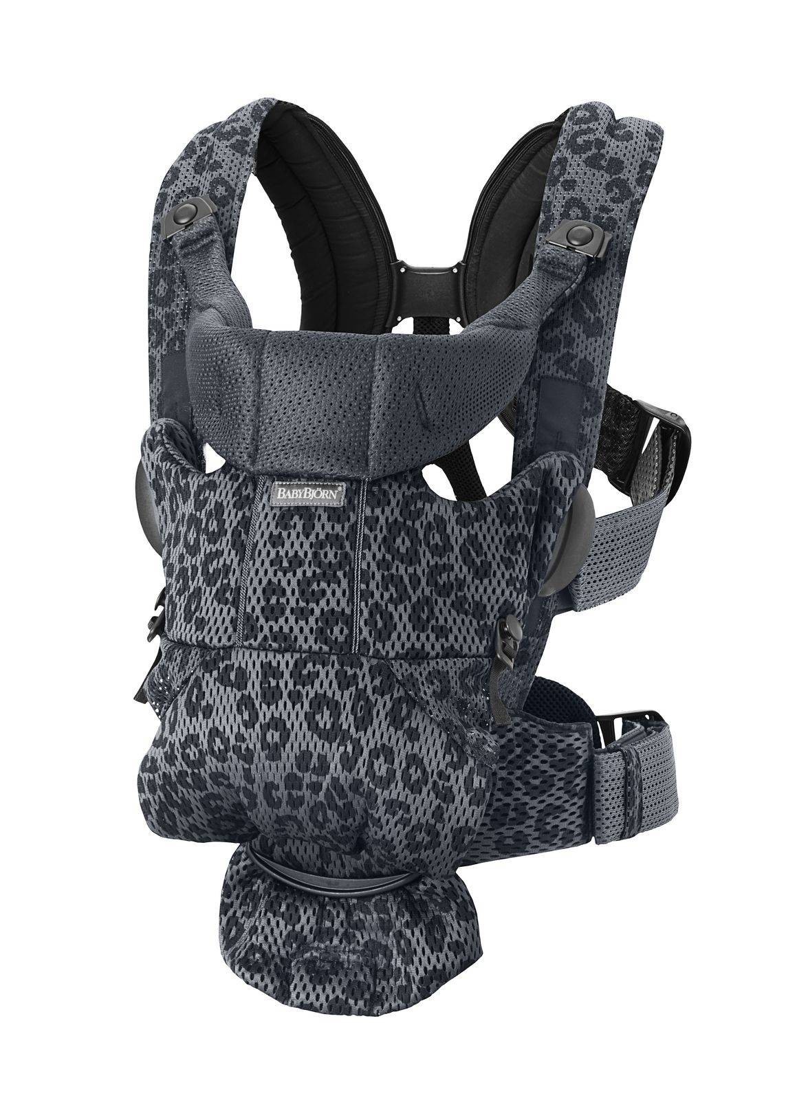

Кенгуру-переноска BabyBjorn Move 3D Mesh Anthracite/Leopard, 7317680990785