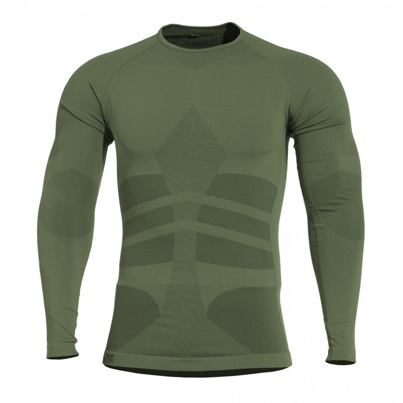 

Антибактериальное термобелье Pentagon PLEXIS SHIRT K11009 Small, Camo Green (Сіро-Зелений)