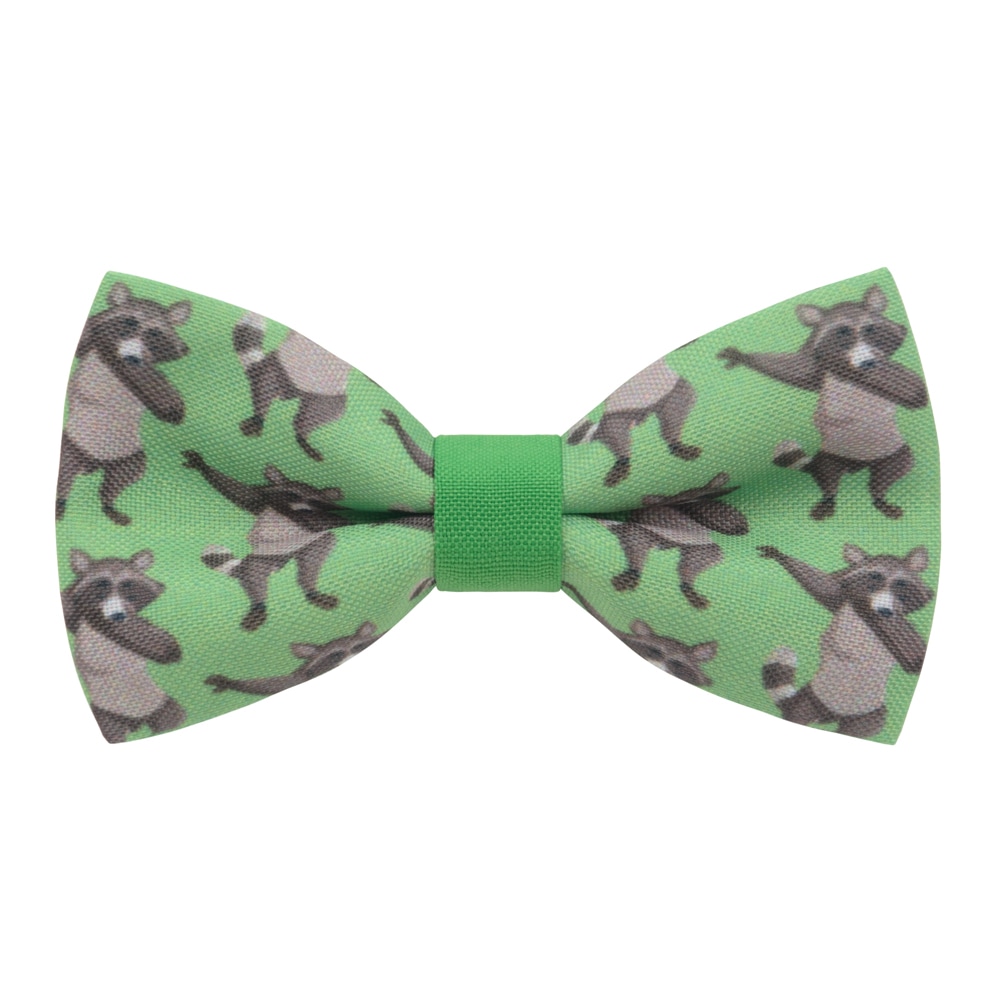 

Бабочка Bow Tie House зеленая с Енотами 10377