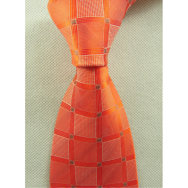 

Галстук Bow Tie House Basic светло-красный в квадратик 00475