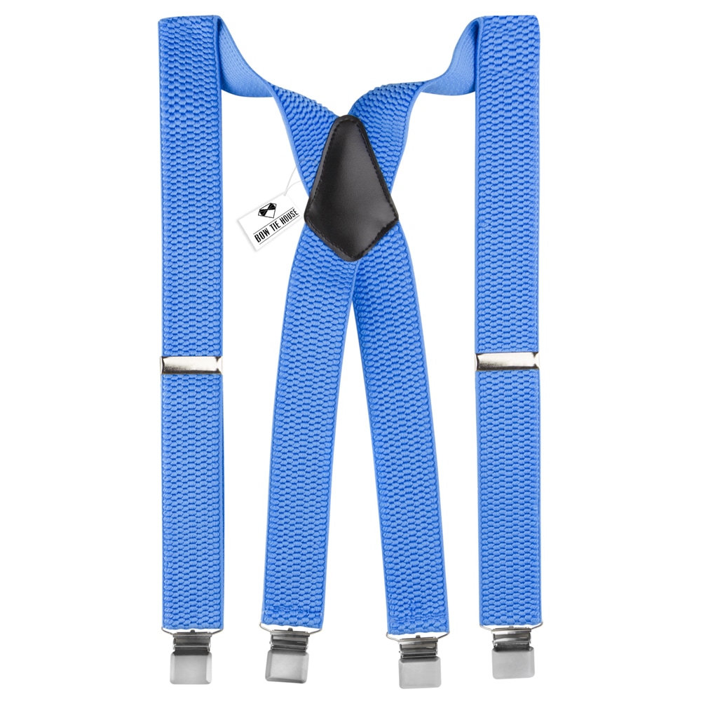 

Подтяжки Bow Tie House ярко-голубые мужские длинные X4 cm 10292L