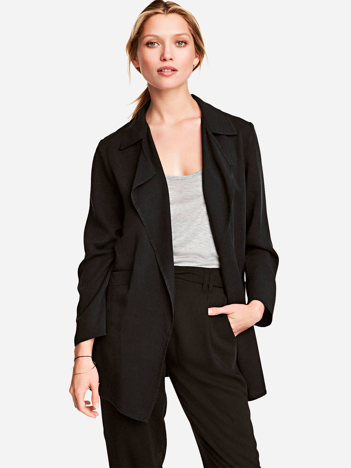 

Жакет H&M XAZ181079EDLM  Черный, Жакет H&M XAZ181079EDLM 34 Черный