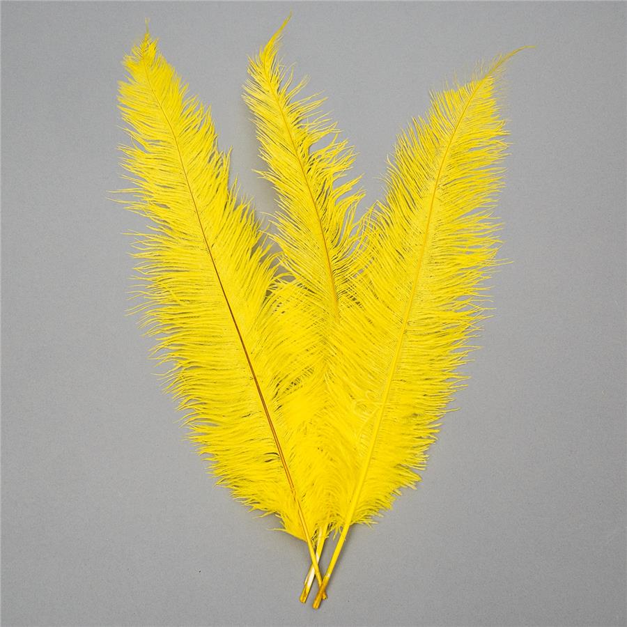 

Набор из 5 единиц. Страусиное перо 55 см (8501-001/yellow), Elisey