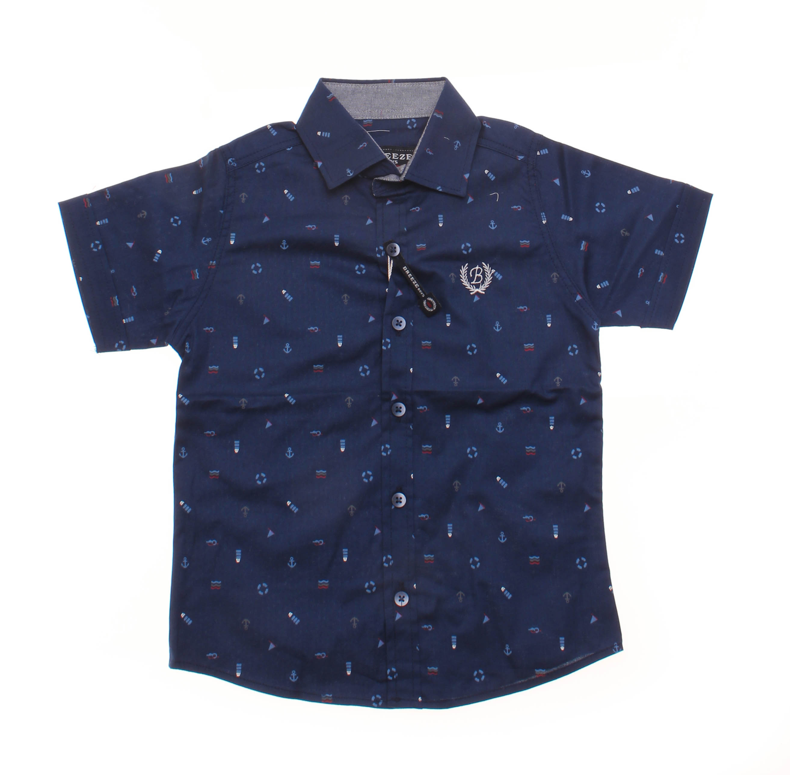 

Рубашка Breeze Синий 128 см G-367 (494476)