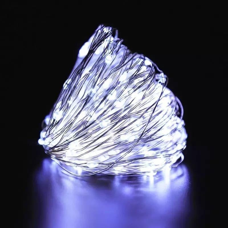 

Гирлянда 20м Капля росы на медной проволоке 200 Led W-4 Белая UKC ZP-1041