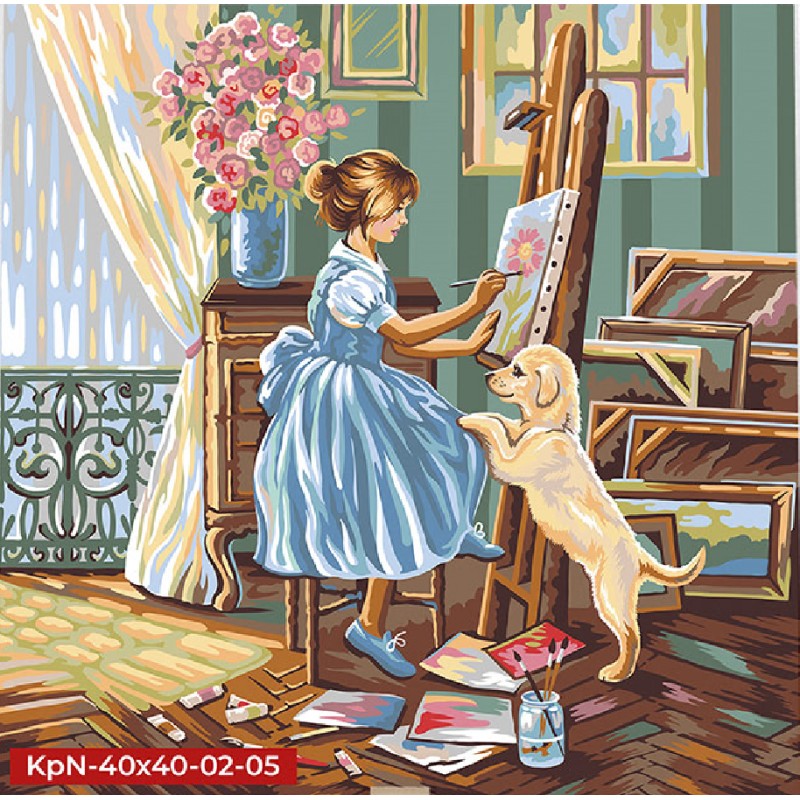

Набор Картина "PAINTING BY NUMBERS" UKC KpN-40х40-02-05 40×40 см.