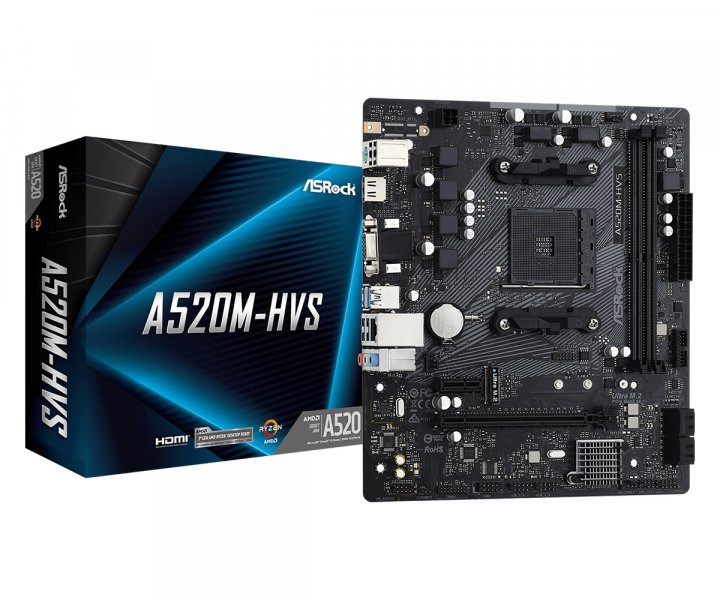 

Материнська плата ASRock A520M-HVS Socket AM4