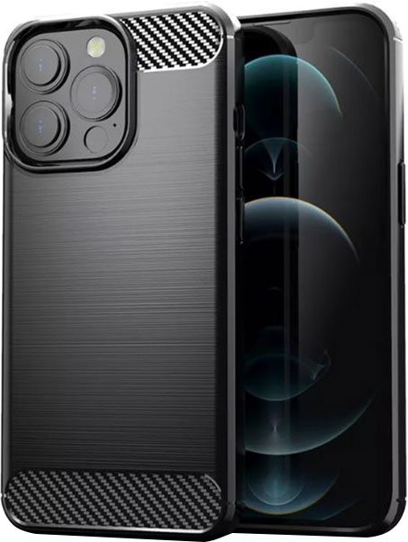 

Панель Drobak Armor TPU Case для Apple iPhone 12 Pro Max Black
