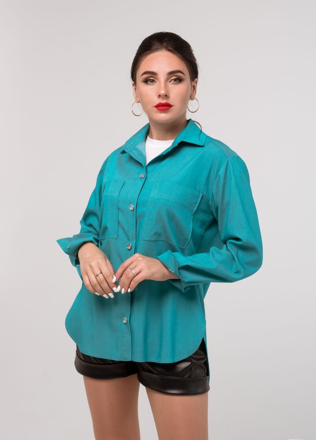 

Рубашка Alpama 78207  Фисташковая, Рубашка Alpama 78207 50 Фисташковая